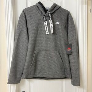 New Balance Charcoal Gray Hoodie with Logo Size S